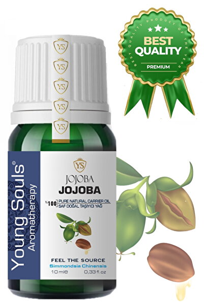 YOUNG SOULS Aromatherapy Jojoba Carrier Oil ( Cold Pressed ) Jojoba Bitkisel ...