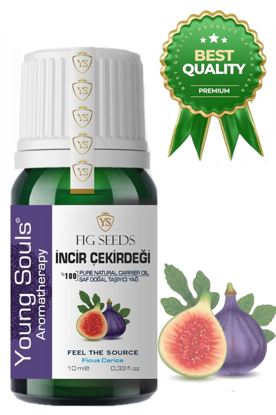 YOUNG SOULS Fig Seed Carrier Oil ( Cold Pressed ) Incir Çekirdeği Bitkisel Ta...