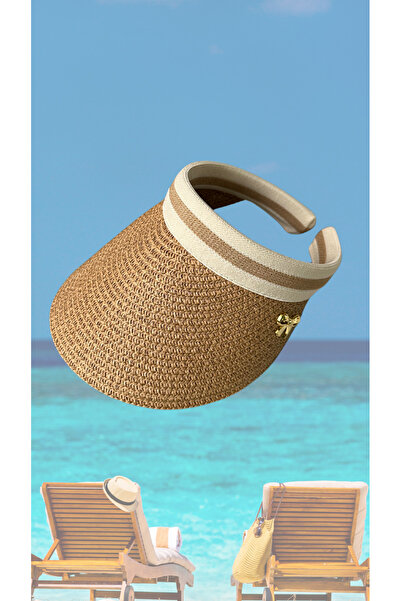 BY SCK Pălărie de paie pentru femei Pălărie de plajă de vară Calitate Premium...