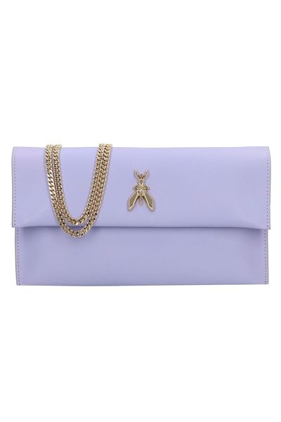 Patrizia Pepe Clutch Tasche Leder 27.5 cm