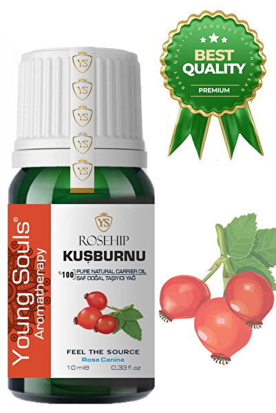 YOUNG SOULS Rosehip Carrier Oil ( Cold Pressed ) Kuşburnu Tohumu Bitkisel Taş...