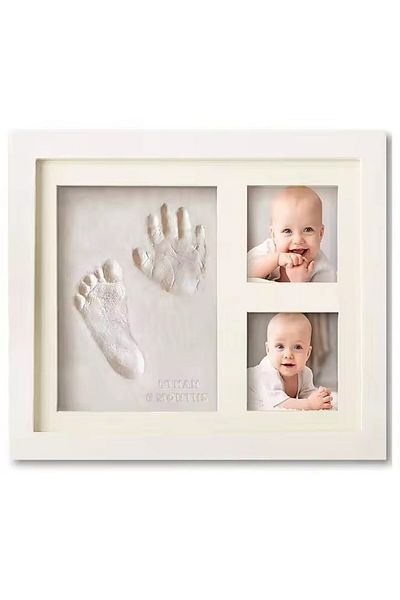 Generic My Mini Moe Baby Handprint Kit And Footprint Photo Frame