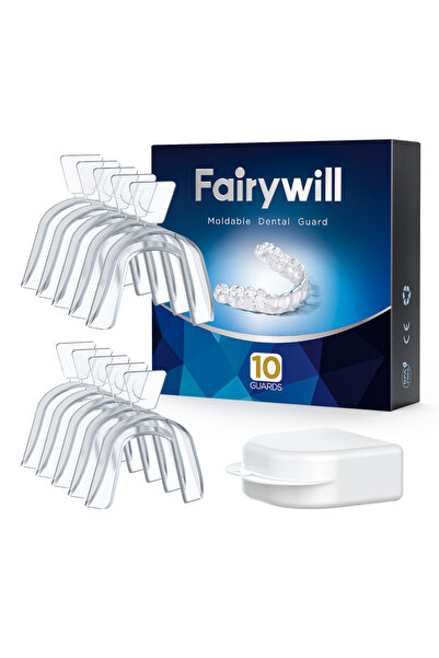 Choice1 واقي فم فيري ويل FW-445 لطحن الأسنان، واقي ليلي، واقي لمنع صرير الأسنان، وتبييض الأسنان