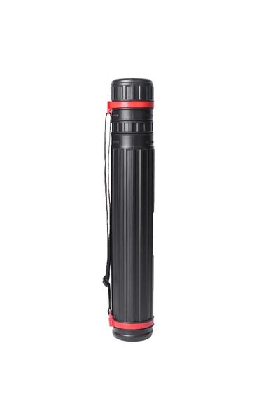 Choice Black 1pcs Plastic Art Storage Tube Box New Adjustable Scalable Painting Cylinder With Shoulder Stra