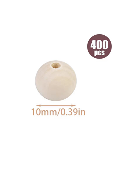 Choice6 10mm Fenrry 30-500Pcs 8-22mm Natural Wood Beads Round Spacer Beads Lo...