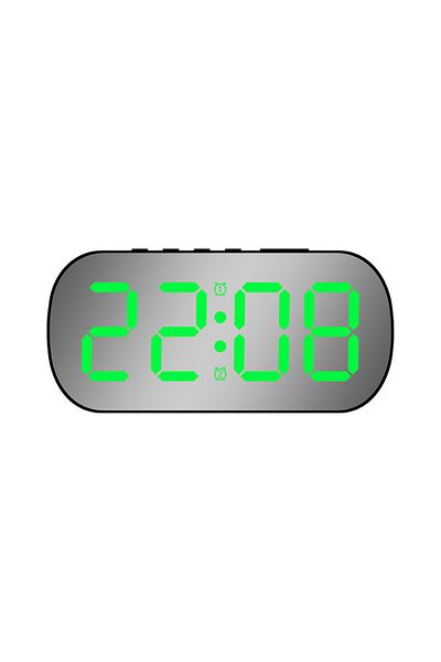Choice G2314B Simple LED Digital Electronic Clock: Bedroom Living Room Decorative Alarm Clock, Wake Up Your