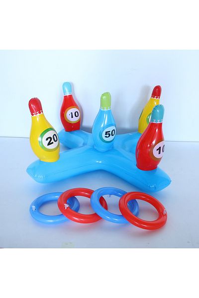 Choice blue 1 Pc PVC Inflatable Bowling Sleeves, Children's Game Throwing SleevesWater Pool Play Water Slee