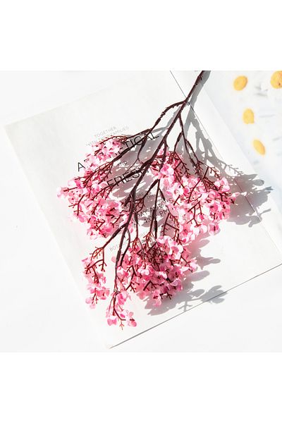 Choice 1 Piece Pink Artificial Plants Vases Home Wedding Bridal Bouquets Festival Garden Boxes Fake Plastic
