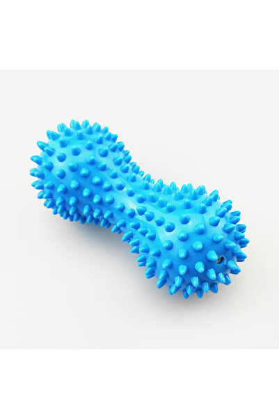 Choice مجموعة بكرات تدليك شائكة زرقاء اللون، مجموعة بكرات تدليك شائكة صلبة، ك...
