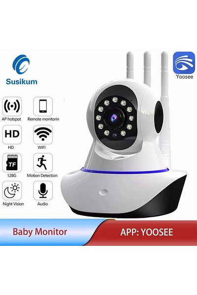 Choice 3.6mm UK Plug 1080P Camera Only Yoosee WIFI IP Camera Smart Home Two Way Audio Pan Tilt 1080P Wirele