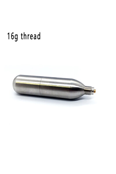 Choice1 16g cartridge Stainless Steel Reused Bottle Refillable Co2 Cartridges...