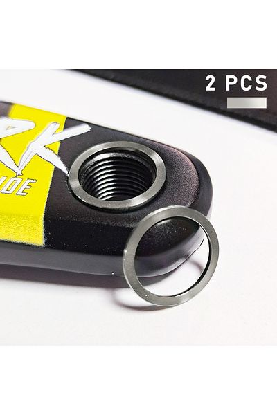 Choice Light Grey KRSEC 2PCS Bike Titanium Alloy Pedal Washer Spacer Gasket for Mountain Bike Road Bicycle