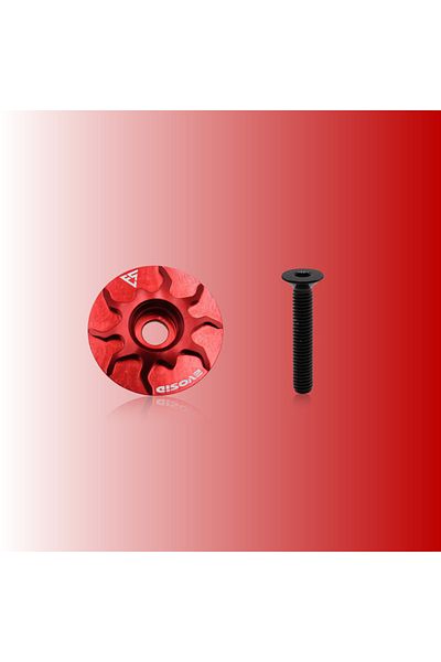 Choice Red Color Evosid Mtb Bicycle Headset Top Cap 1-1/8 Road Bike Stem Cover Aluminium Alloy Ultralight H