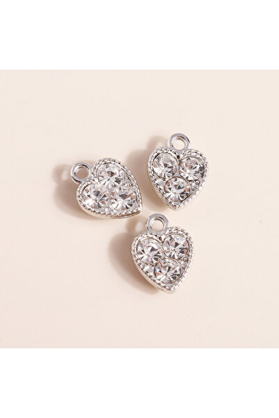 Choice الطراز 434 10 قطع 10*13 مم ذهبي فضي اللون كريستال قلوب سحر لقلائد أقرا...