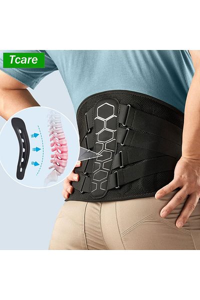 Choice دعامة ظهر 2XL لآلام أسفل الظهر، وعرق النسا، والانزلاق الغضروفي، والجنف، وحزام دعم الظهر مع مادة ناعمة
