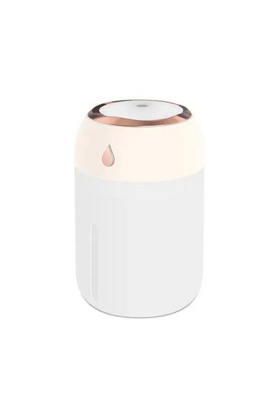 Choice White Mini USB Portable Air Humidifier, Aroma Diffuser, LED Cool Light, Mist for Room, Home, Car, Pl