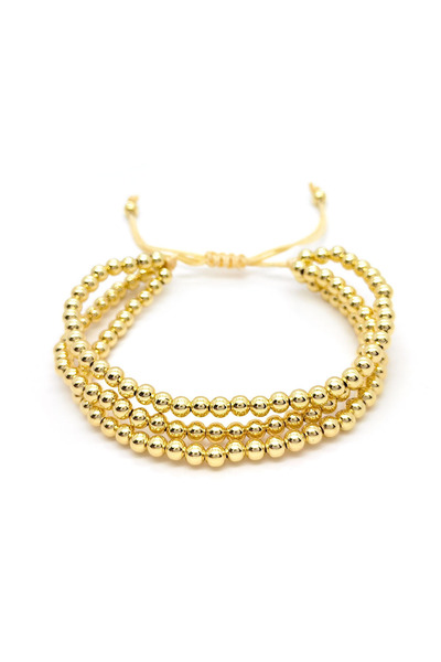 Choice AYA6166701HB Vintage Copper Metal Multilayer Beaded Bracelet For Women...