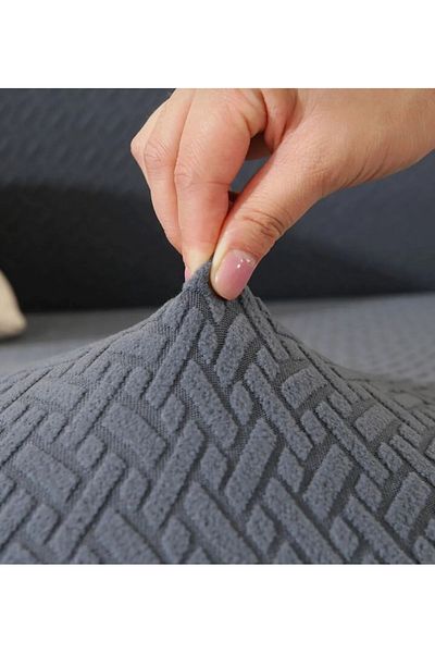 ÖZMAKAN Husa de canapea jacquard de inalta calitate cu 3 locuri - elastica si lavabila 1 bucata