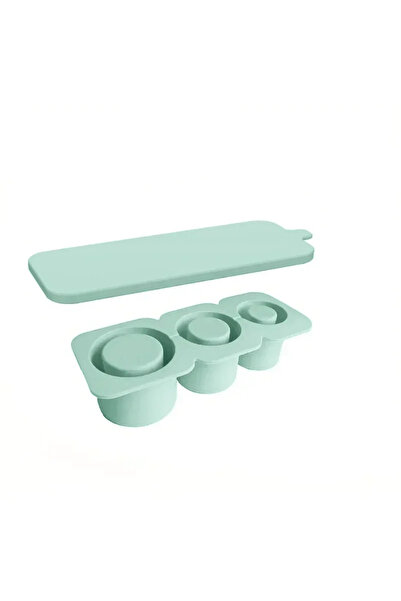 choice2 green Silicone Ice Cube Mold Stanley Summer Ice Mold with 3 Ice Cubes...
