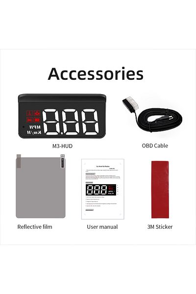 Choice M3 M3 Auto OBD2 GPS Head-Up Display Auto Electronics HUD Projector Display Digital Car Speedometer A