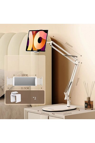 Choice Tablet holder Overhead Shot Stand, Tablet Holder Desktop Live Broadcast Video Gourmet Jewelry Handma