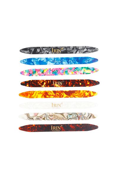 IRIN 5Pcs Random Color IRIN 5Pcs Celluloid Picks Suitable For Qin Rian/Oud/Liu Qin，Etc String Instrument