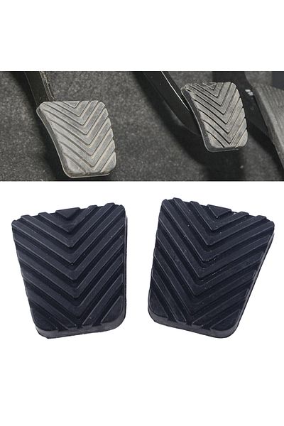 NIGHTKIST 2pcs Car Clutch Brake Pedals Accelerator Pedal Rubber Pad Cover 32825-36000 For Kia Rio Sorento