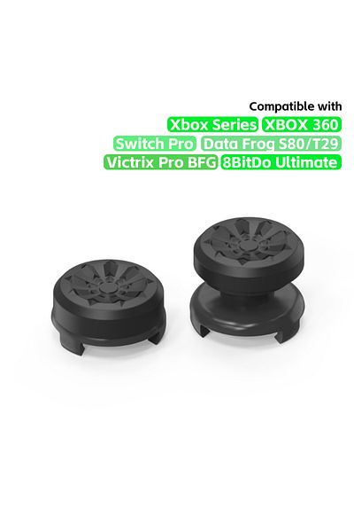 Choice Black For Xbox Serie 2Pcs Hand Grip Extenders Caps for PS4 PS5 Game Controller Gamepad Thumb Stick G