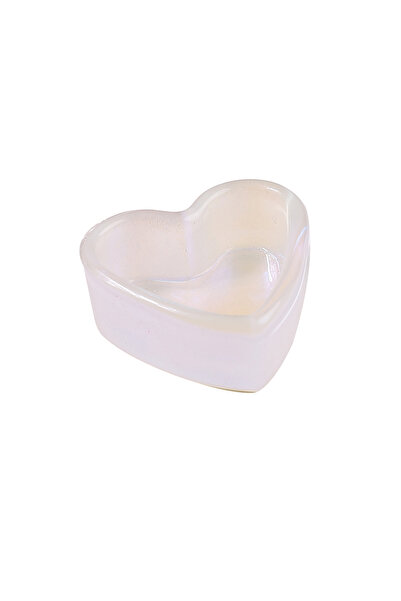 Choice كأس أظافر من زجاج كريستالي عاجي بأشكال متعددة، وعاء حامل سائل مسحوق أك...