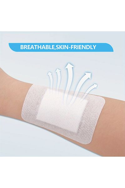 Choice 30 Pieces Of Self-adhesive=breathable And Anti-seepage Gauze Pad With Elastic Transparent Edge Se...