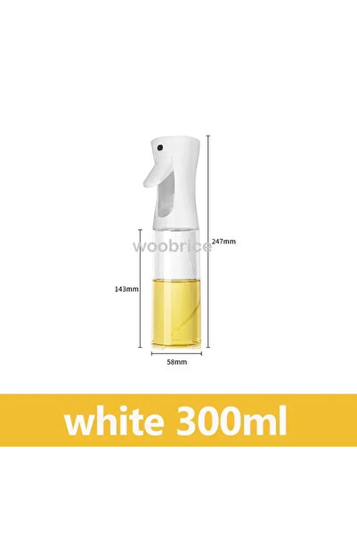 Choice 300ml white 200ml 300ml 500ml Oil Spray Bottle Kitchen Cooking Olive Oil Dispenser Camping BBQ Bakin