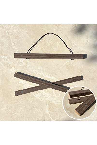 Choice إطارات مغناطيسية من خشب الجوز مقاس 40 سم (15.7 بوصة) وإطارات صور من خشب الصنوبر والساج لتعليق الملصقات على الحائط