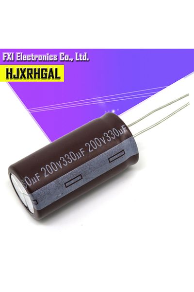 Choice 5PCS 200v330uf 330uf220v 18*35 Electrolytic capacitor 200v 330uf 18x35