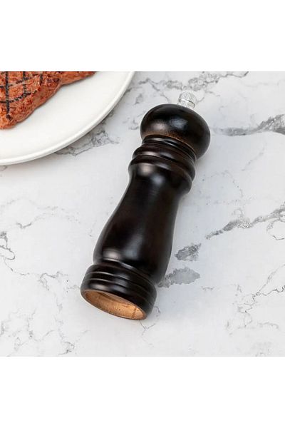 Choice Black Black Pepper Mill Dutch Wood Manual Pepper Grinding Seasoning Bottle Creative Pepper Grinder P
