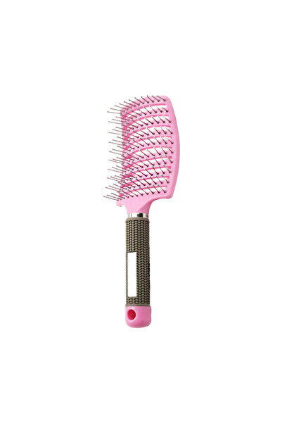 Choice فرشاة تدليك لفك تشابك الشعر باللون الوردي، قطعة واحدة، فرشاة شعر سحرية...