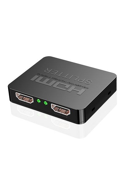 Choice 1 In 2 Out 4K HDMI Splitter - Dual Monitor Extender with 1 In 2 Out, Full HD 1080P 3D Support, 5V US