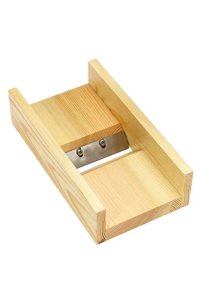 Choice 1pc 1pc Wooden Adjustable Loaf Soap Cutter Wood Box Cutting And Beveler Planer Tool For Handmade Soa
