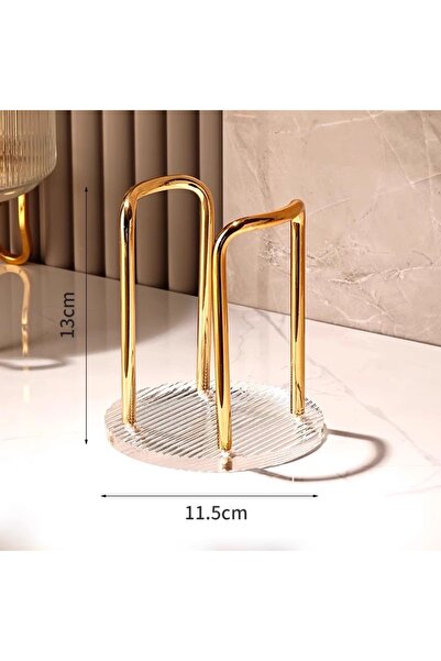 Choice1 حامل تخزين أكواب فاخر للاستخدام مرة واحدة من الذهب، حامل أكواب مياه و...