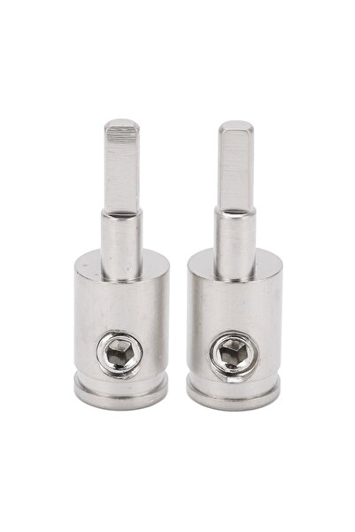 Choice محول إدخال مكبر الصوت من 4GA إلى 8GA، سلك مكبر صوت للسيارة فضي اللون، قطعتان، موصل نحاسي