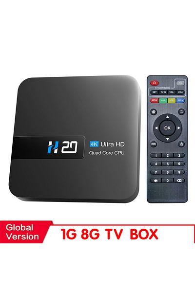 Choice EU Plug 1G8G HONGTOP H20 Smart TV Box Android 10.0 2GB 16GB 4K HD H.265 Media Player TV Box Android
