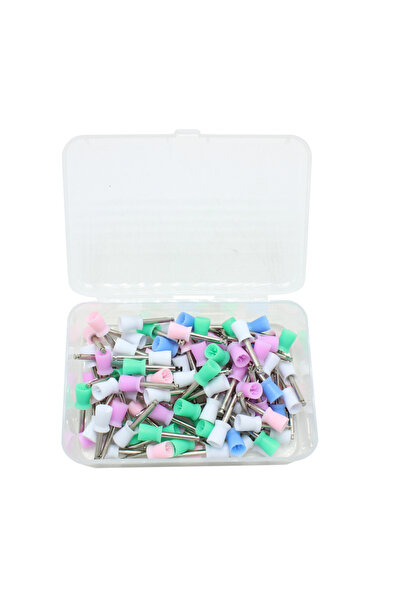 Choice كوب تلميع أسنان ملون، 100 قطعة، 100 قطعة/علبة