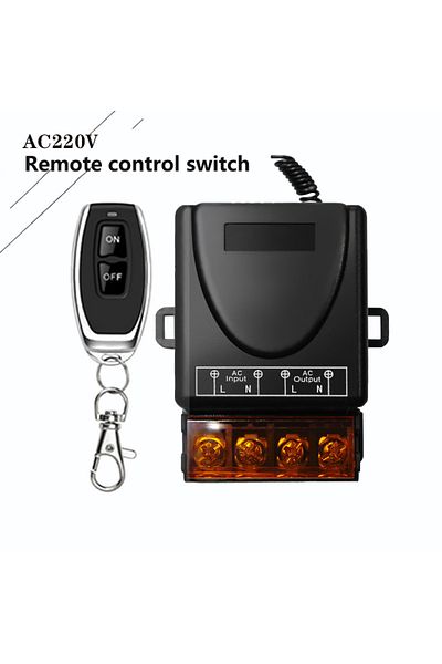 Choice 1pc Universal Remote Control Switch 433mhz Wireless Switch AC 220V 30A Relay and On Off Transmitter