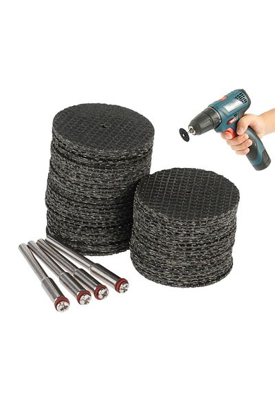 Toorise 54pcs 54pcs Abrasive Cutting Disc 32mm With Mandrels Grinding Wheels For Dremel Accesories Metal Cu