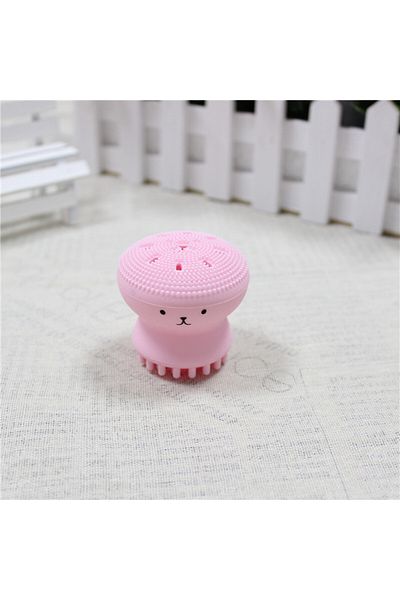Choice Pink Silicone Face Cleansing Brush Facial Deep Pore Skin Care Scrub Cleanser Tool New Mini Beauty So