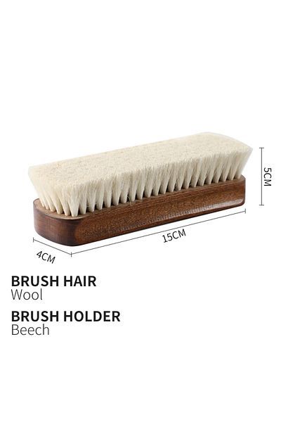 Choice wool Shoe brush wool hair leather care shoe polish boot cleaner shoe care Multifunctional Soft wool