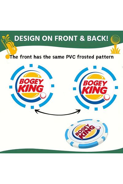 Choice 8 Counts Golf Ball Marker Poker Chips ,great Golf Accessories For Men Golfers Dad Boyfriend Husba...