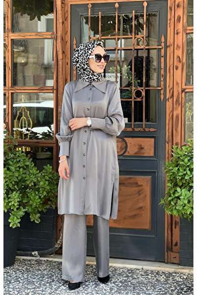 MISS DALIDA MİSS DALİDA Pantolonlu Takım T25K-3000 Gri