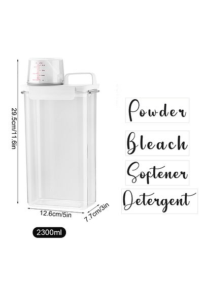 Choice 2300ml Laundry Detergent Dispenser for Laundry Room Orgnization and Storage 1100/1800/2300ml Laundry
