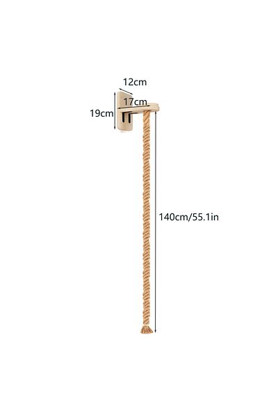 Choice 140cm sisal rope 140cm Sisal Rope Cat Climber Tree Wall Mounted Scratching Post Interactive Play Toy