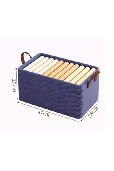 Choice 1pc Blue Non-woven Clothes Organizer Pants Storage Box New Household Cabinet Drawer Organizer Underw